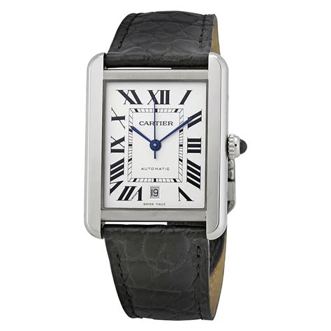 mens cartier tank watch used|used cartier men's tank watch.